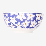 Ceramic kitchen bowl with floral design, 14 cm diameter, from Flying Tiger Copenhagen, featuring colorful flower patterns.