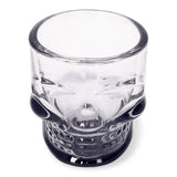 Skull-shaped 35 ml shot glass from Flying Tiger Copenhagen, ideal for kitchen or bar use with a detailed skull design.
