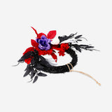 Flying Tiger Copenhagen Halloween wreath, 20 cm, decorated with spooky accents and orange and black colors for festive home decor.