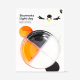 Light clay set for snowman craft from Flying Tiger Copenhagen, featuring colorful clay pieces for holiday decoration projects.