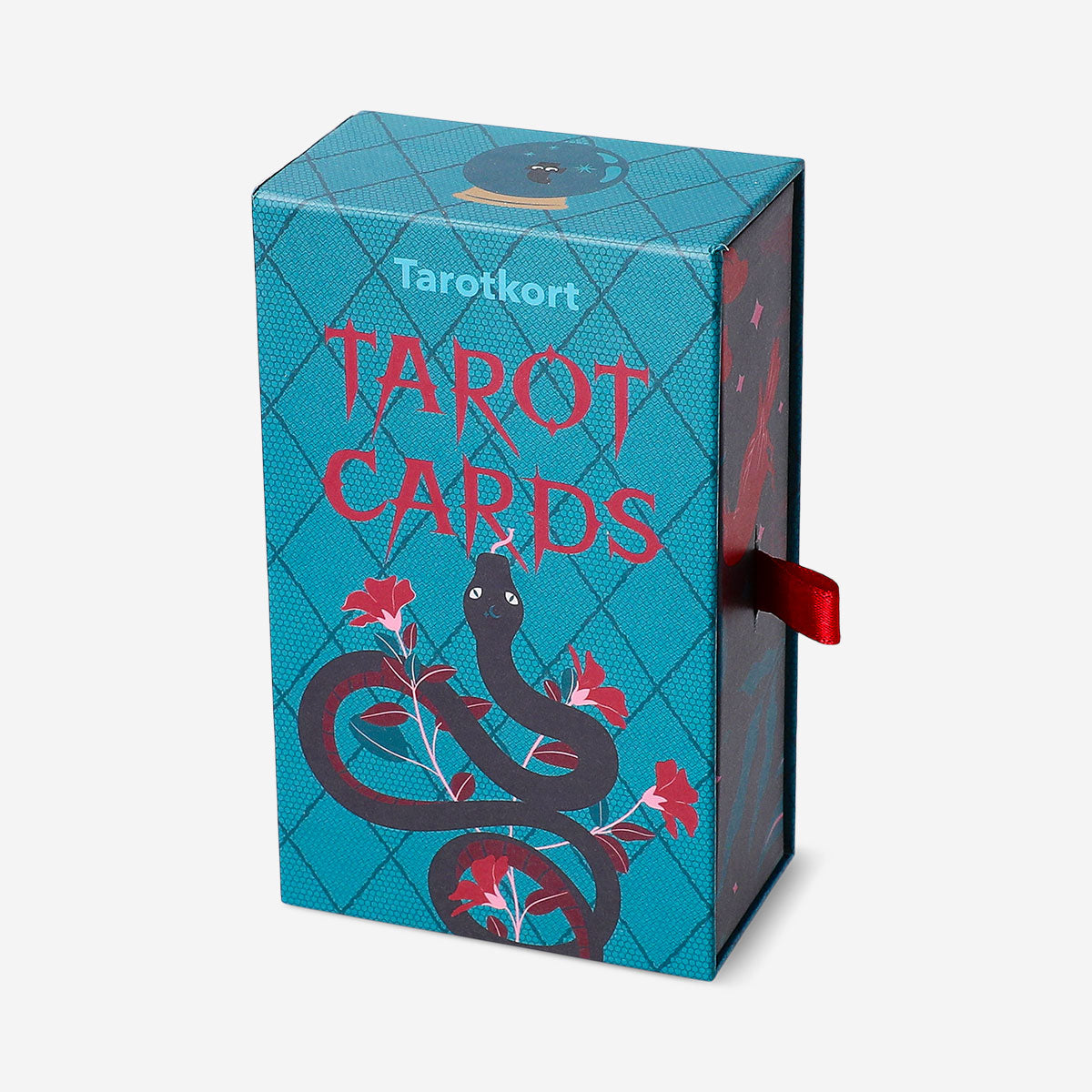 Flying Tiger Copenhagen tarot cards game deck with colorful illustrated cards for fortune-telling and entertainment.