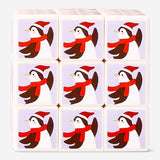 Flying Tiger Copenhagen IQ Cube Christmas themed game with festive red and green colors and holiday holiday design.