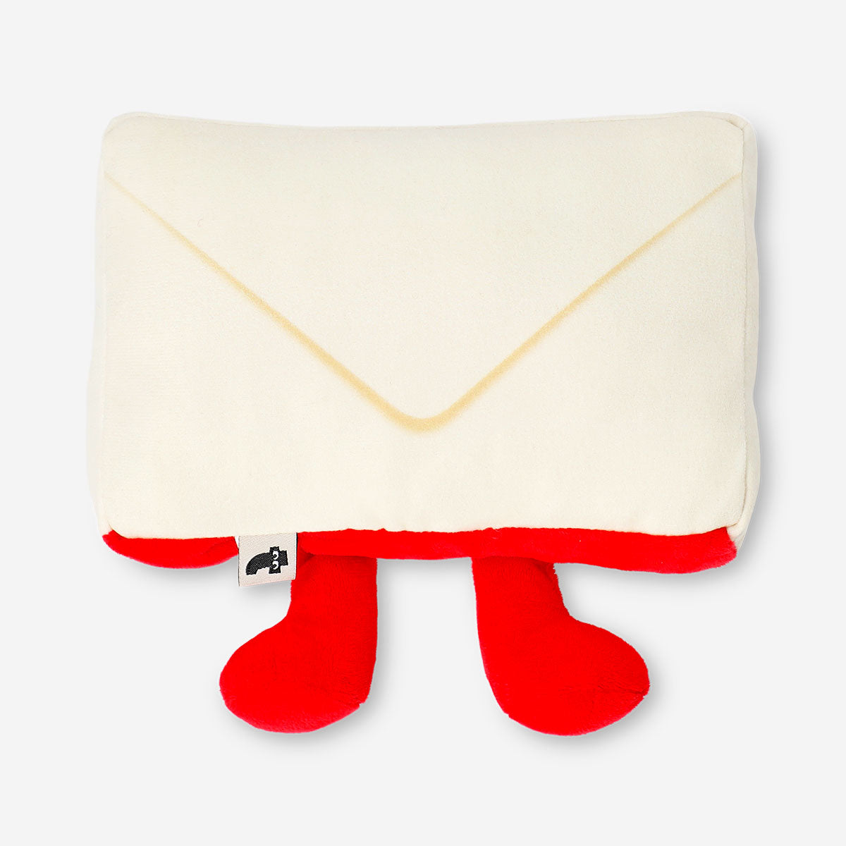 Flying Tiger Copenhagen plush toy of a smiling letter to Santa, soft and colorful holiday-themed stuffed letter for kids.