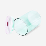 Green glass storage jar - 900 ml