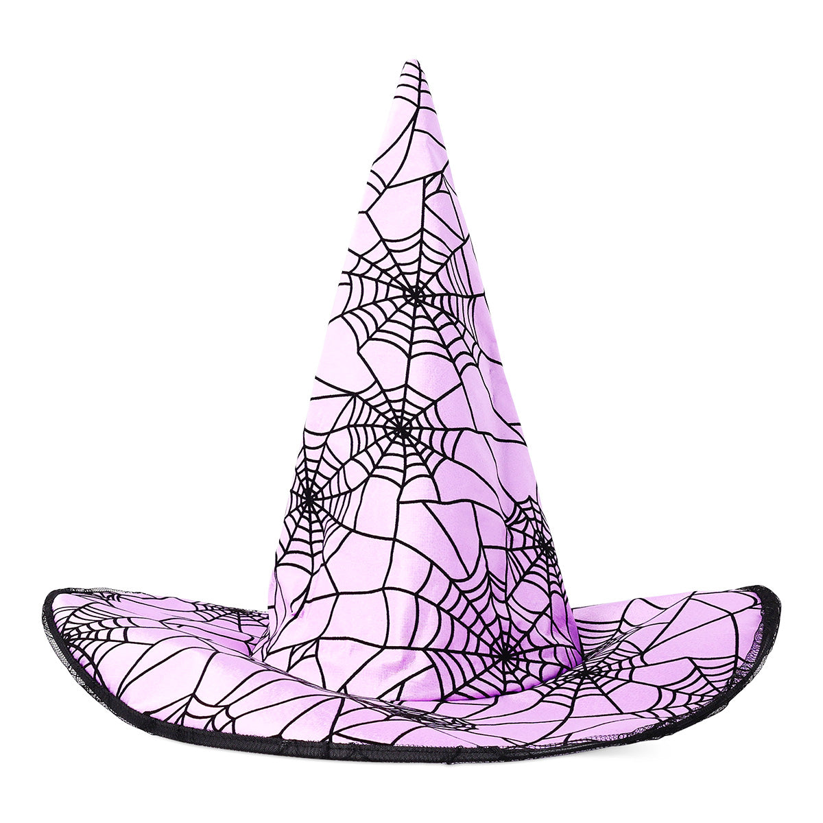 Adult witch's hat with spiderweb design, perfect for Halloween parties, by Flying Tiger Copenhagen.