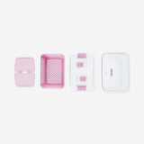Pink food storage for fridge - 12 cm