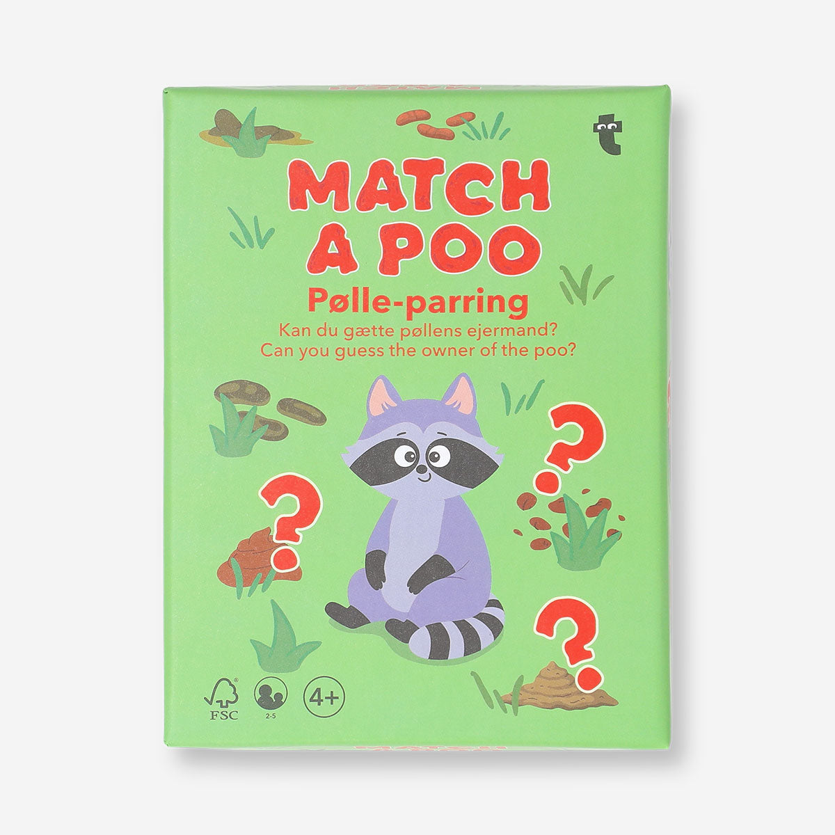Flying Tiger Copenhagen Match a Poo game featuring colorful game pieces and playful design for fun family entertainment.