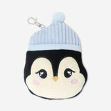 Flying Tiger Copenhagen plush penguin stationery kit with pens, pencils, and accessories for office use.