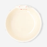 Flying Tiger Copenhagen cat bowl with embossed Christmas lights design, 12 cm, perfect for festive pet feeding.
