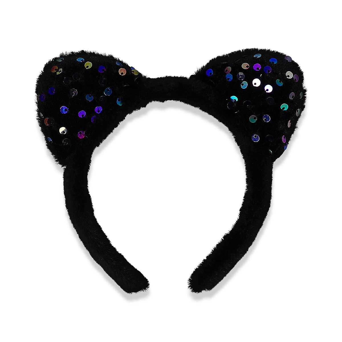 Kids' party hairband with sequined cat ears from Flying Tiger Copenhagen, colorful and fun accessory for children.