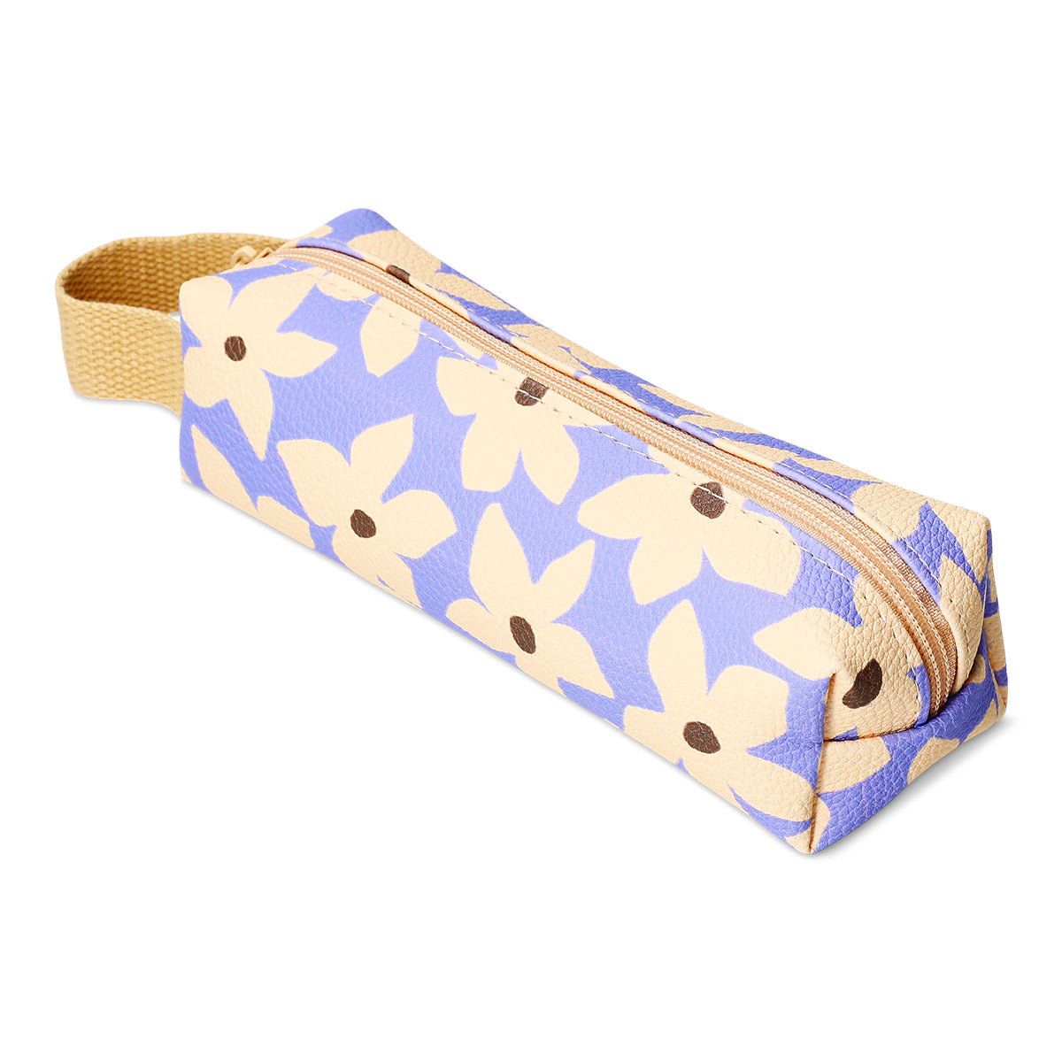 Colorful floral pencil case from Flying Tiger Copenhagen, ideal for office supplies and stationery storage.