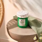 Flying Tiger Copenhagen raspberry jam scented candle shaped like a jam jar for home decor and fragrance.