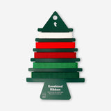 Set of five colorful cotton ribbons for office crafts, featuring various vibrant patterns and textures from Flying Tiger Copenhagen.