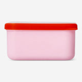 Pink snackbox with heart - 9 cm