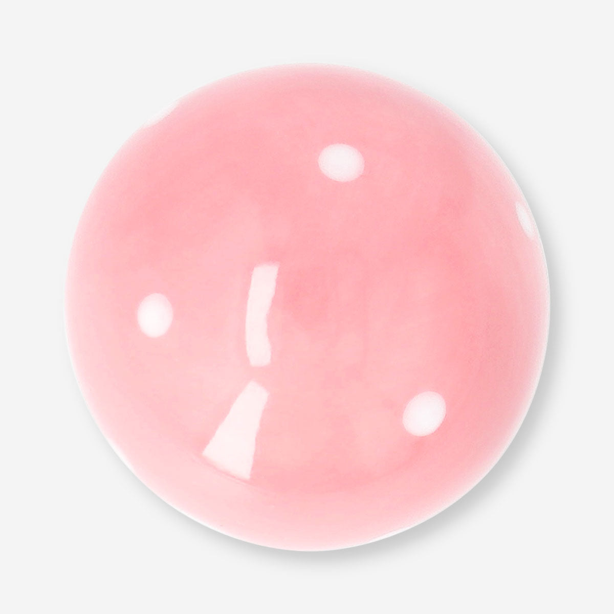 Decorative pink mushroom for home decor, 5 cm size, from Flying Tiger Copenhagen, shown on a neutral background.