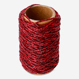 Red rope ribbon from Flying Tiger Copenhagen, 15 meters, suitable for office crafts and decorations.