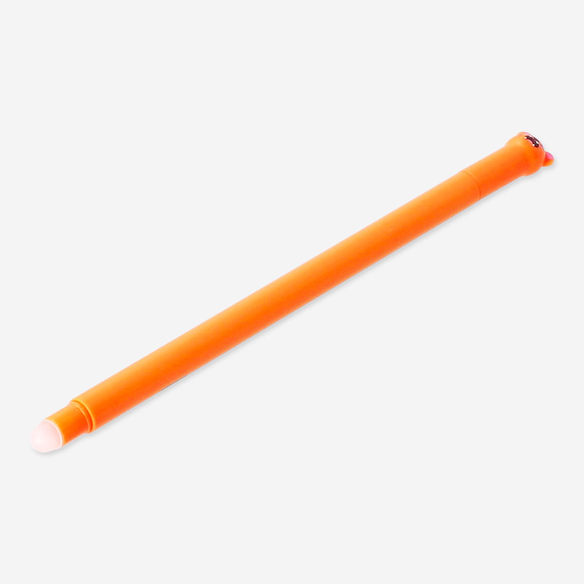 Erasable gel ink pen with a playful tiger topper from Flying Tiger Copenhagen, ideal for office or school use.