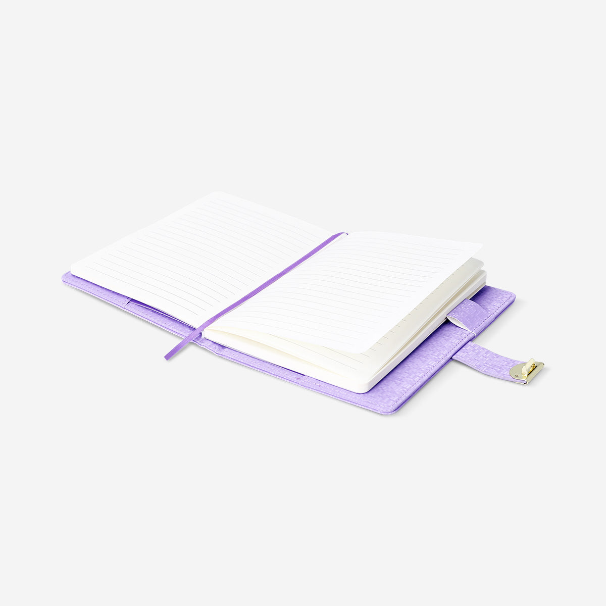 Purple diary with combination lock