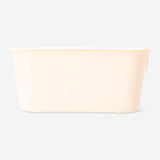 Yellow storage box with lid, 13x19 cm, from Flying Tiger Copenhagen, ideal for organizing home essentials.
