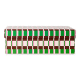 Flying Tiger Copenhagen storage box with geometric print, 17x20 inches, ideal for organizing home essentials.