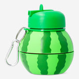 Foldable watermelon-shaped drinking bottle from Flying Tiger Copenhagen, with a flexible, portable kitchen water container.