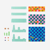 Brettspiel - 3D Frösche und Leitern