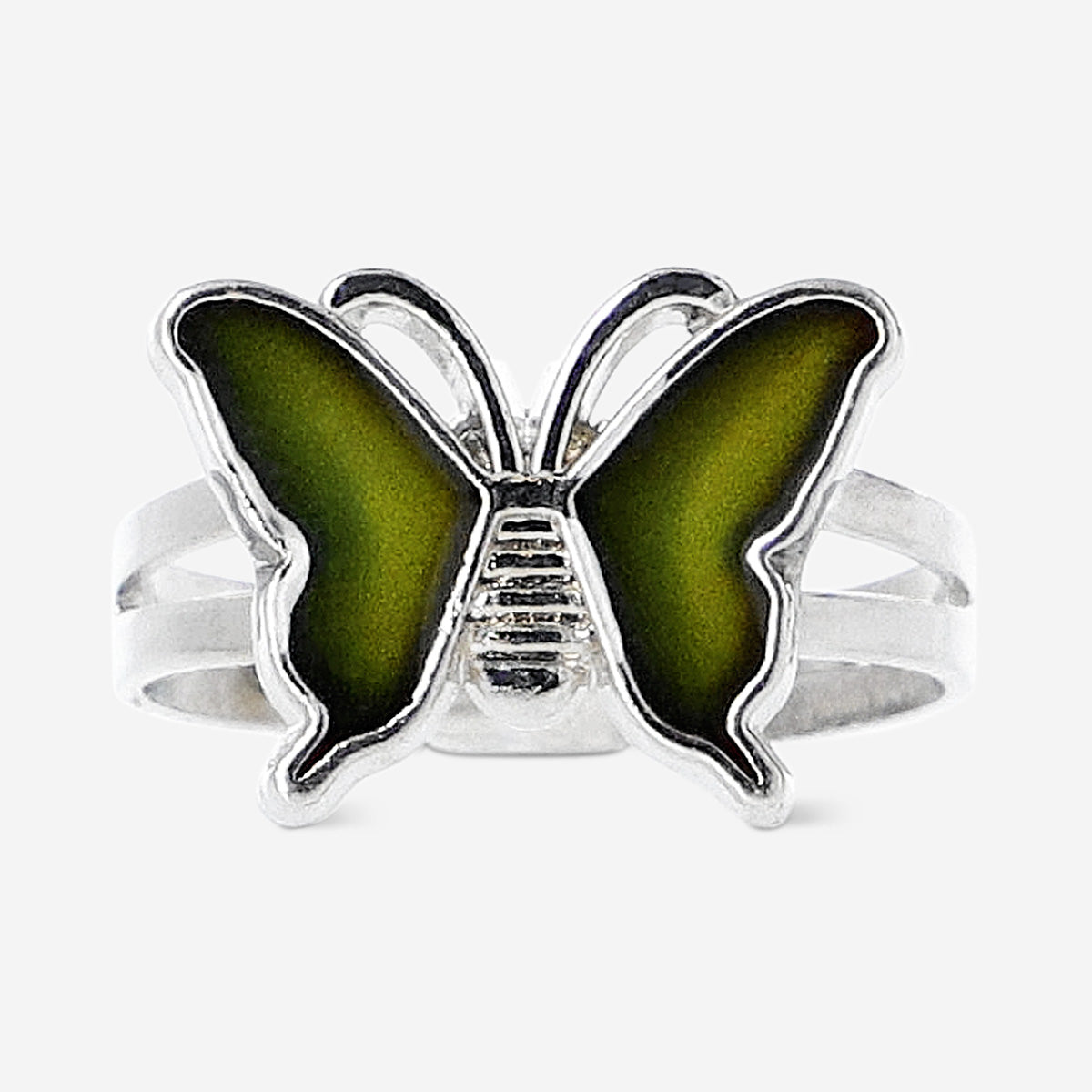 Anello a farfalla regolabile con cambio di colore