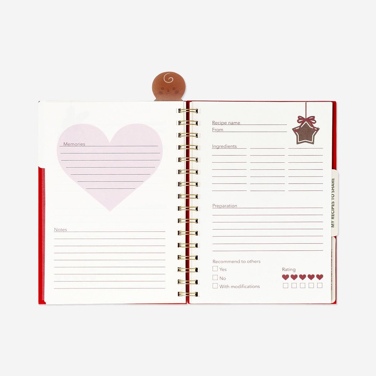 A5 Christmas recipe book Office Flying Tiger Copenhagen 