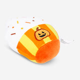 Flying Tiger Copenhagen pumpkin cupcake pet toy for leisure, soft plush design ideal for dogs and cats to play and chew.