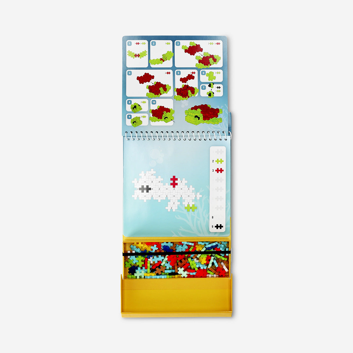Colorful Flying Tiger Copenhagen Ocean activity toy book with engaging illustrations and interactive pages for kids.