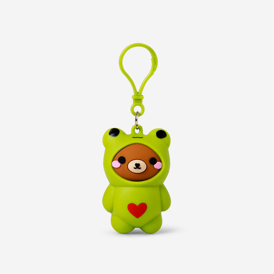 Pen disguised as teddy in frog costume