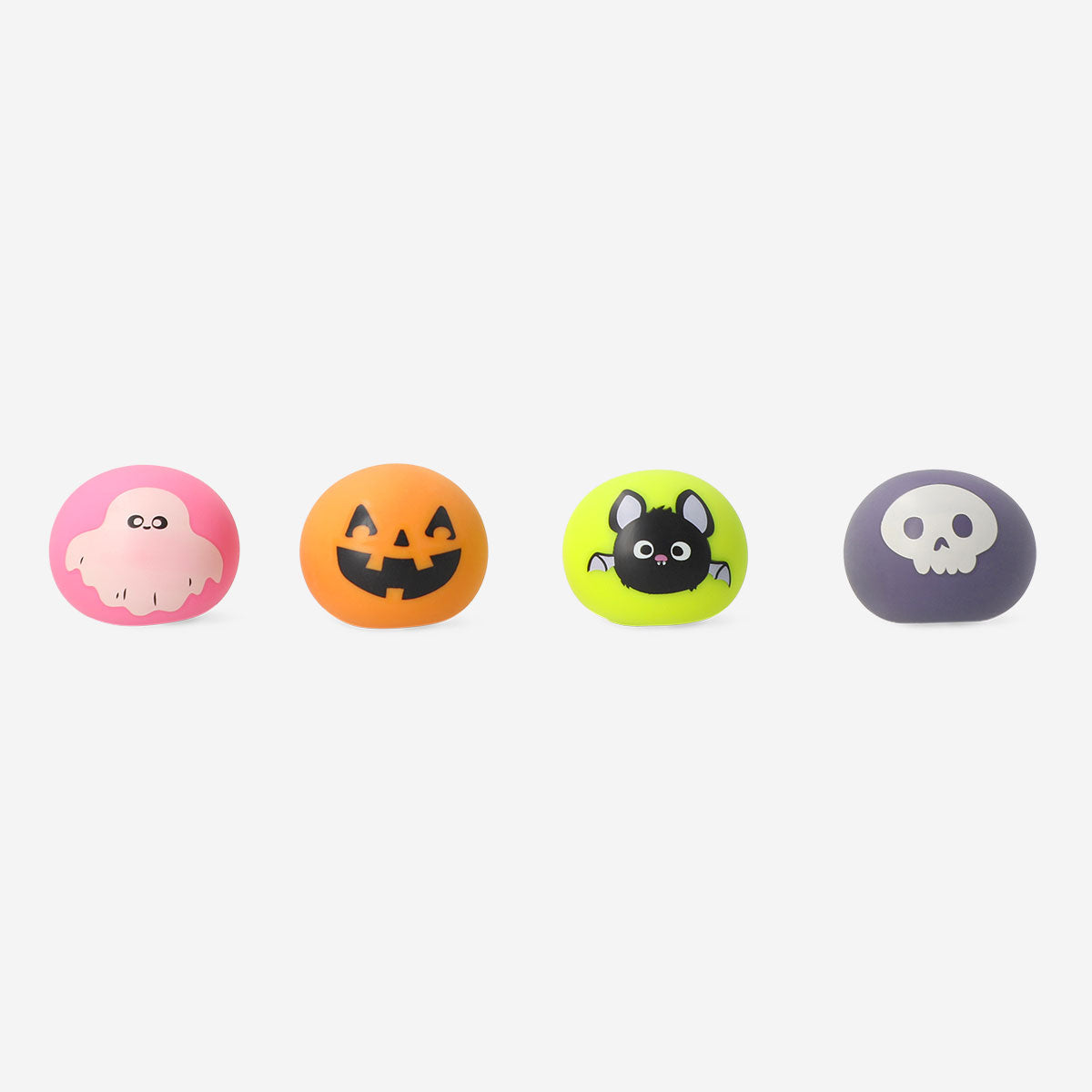 Press me Halloween character toys by Flying Tiger Copenhagen featuring spooky haunted house design, perfect for Halloween fun.