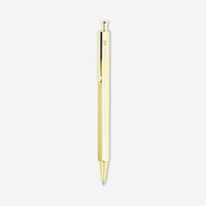 Gold Flying Tiger Copenhagen ballpoint pen for office use, featuring a sleek design with a smooth ink flow.