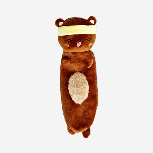 Estuche de peluche con osito