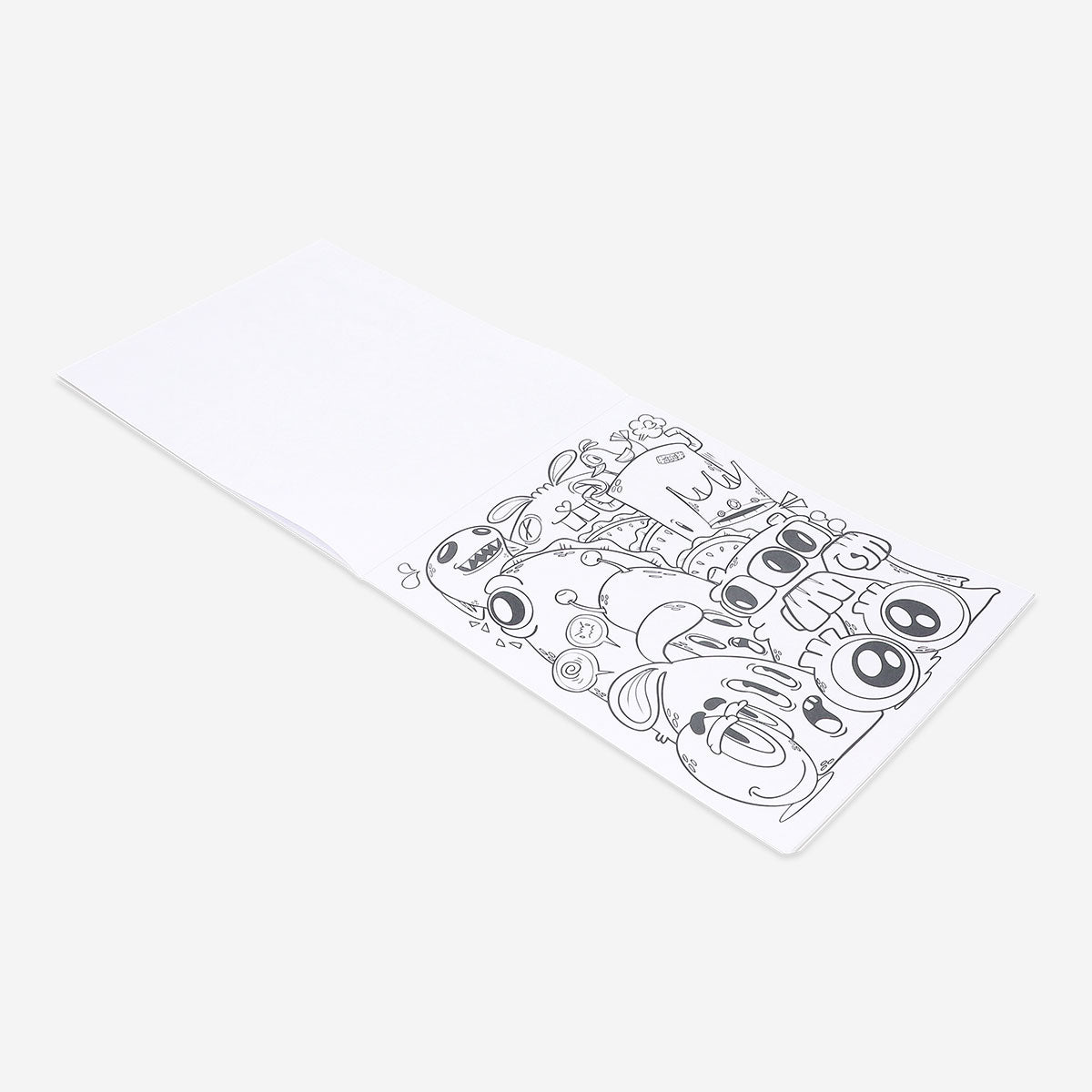 Coloring book featuring graffiti artwork by Flying Tiger Copenhagen, perfect for hobby and creative expression.