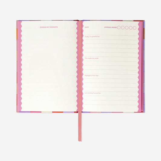 Checkered gratitude journal