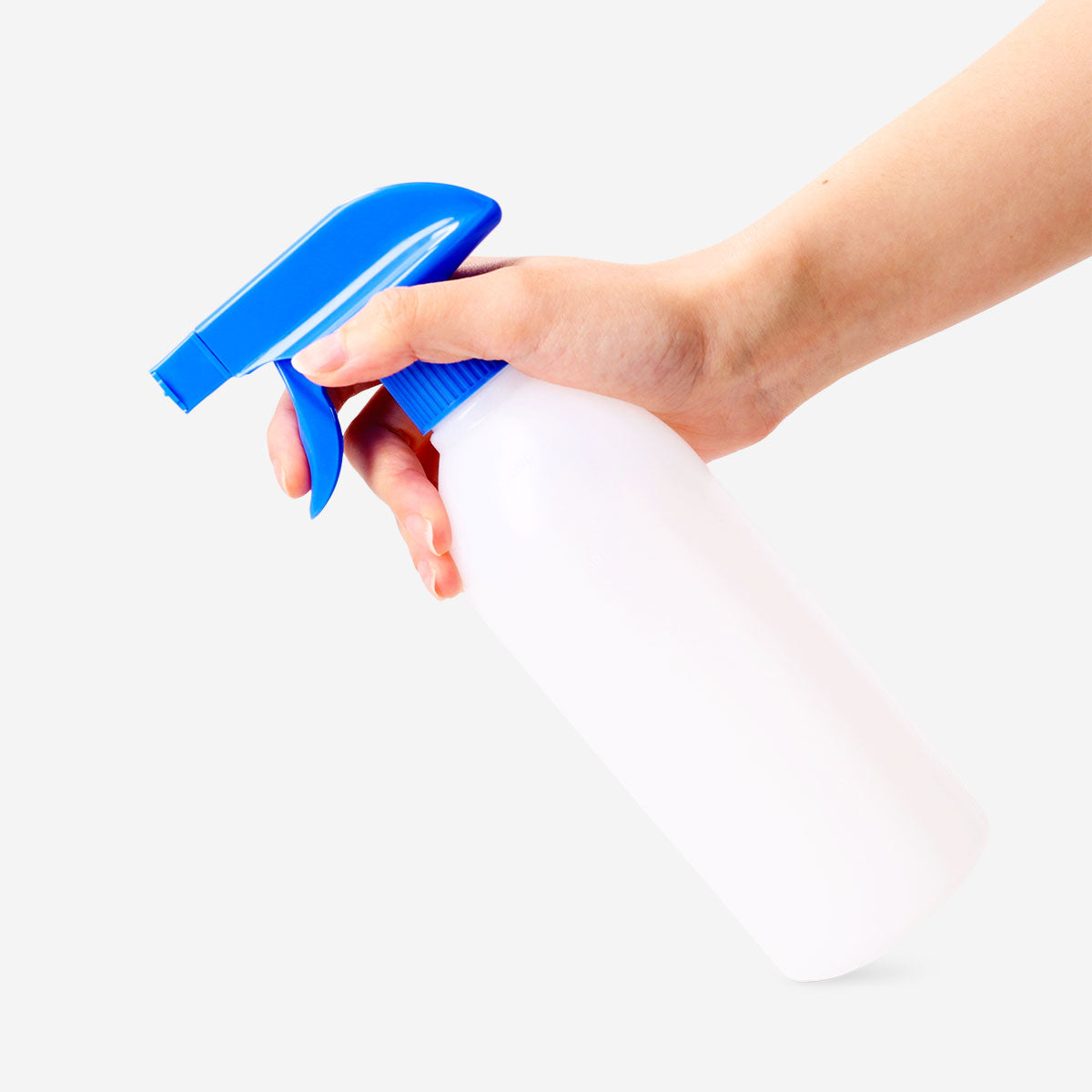Clear 500ml spray bottle for home use, branded Flying Tiger Copenhagen, with a transparent plastic body and spray nozzle.