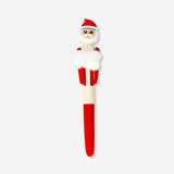 Flying Tiger Copenhagen punching pen featuring a festive Santa design, perfect for office use and holiday gifting.