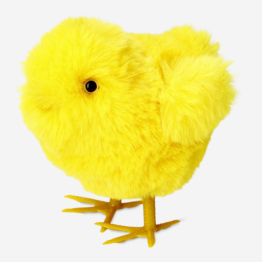Decorative furry chick - 15 cm