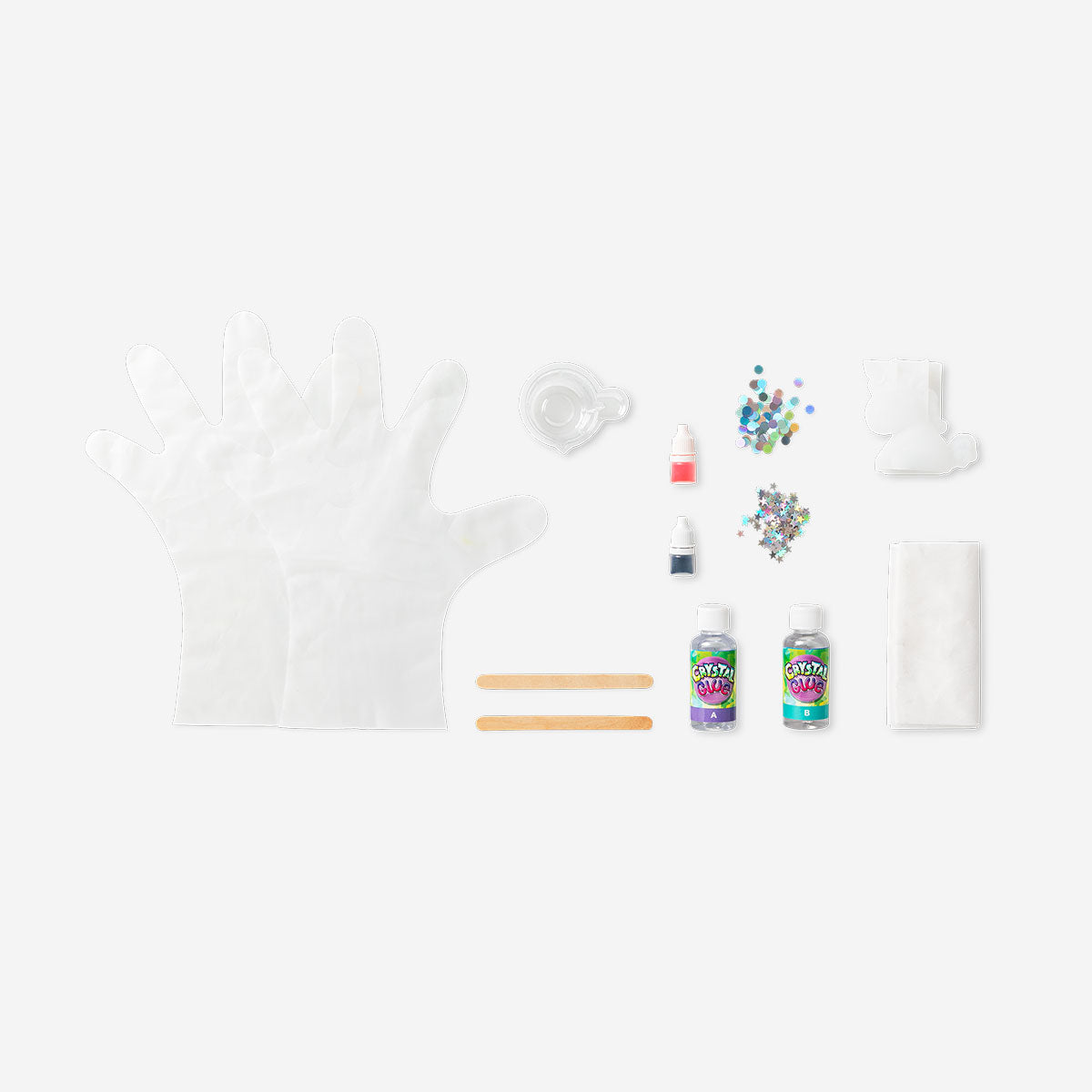 DIY crystal unicorn hobby kit with colorful crystals and a unicorn figure, perfect for creative craft projects.