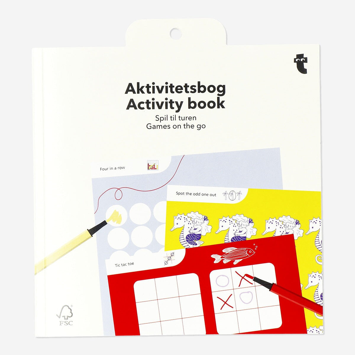 Activity book. Games on the go Hobby Flying Tiger Copenhagen 