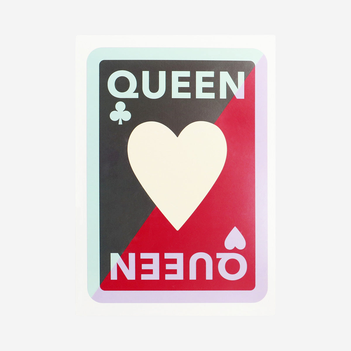 A5 big playing cards set by Flying Tiger Copenhagen featuring colorful, oversized cards for fun card games.