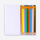 Set of 12 erasable coloured pencils from Flying Tiger Copenhagen, ideal for office and creative drawing projects.