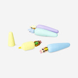 Carrot highlighters - 4 pcs