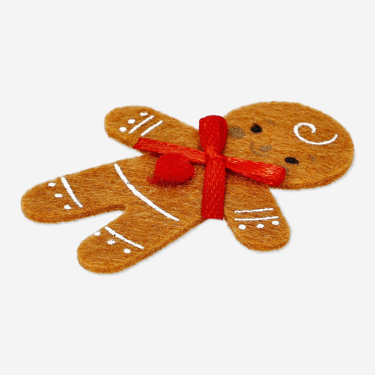 Adhesive Felt Gingerbread People - 4 pcs Party Flying Tiger Copenhagen 