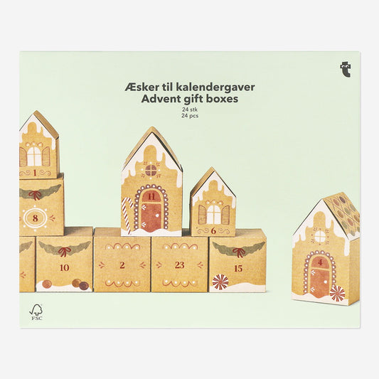 Advent Presentförpackningar - 24 st