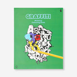 Coloring book titled Graffiti from Flying Tiger Copenhagen featuring vibrant graffiti-style illustrations for hobby use.