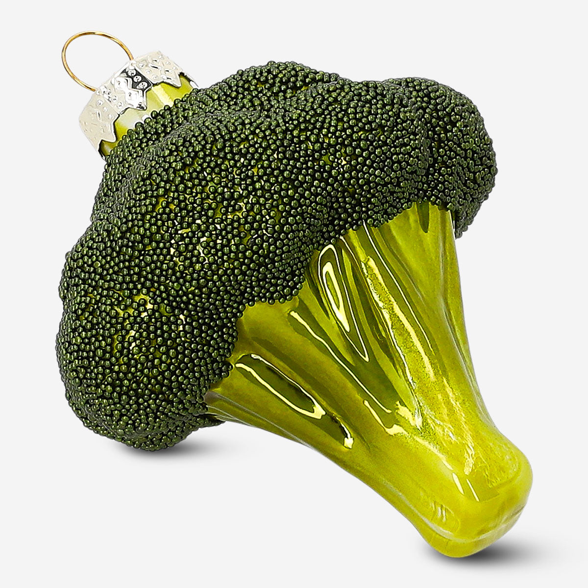 Decorative broccoli-shaped home ornament by Flying Tiger Copenhagen, featuring a vibrant green, textured broccoli design.
