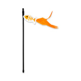 Flying Tiger Copenhagen fish skeleton pet toy, a colorful leisure chew toy designed for cats and small pets.