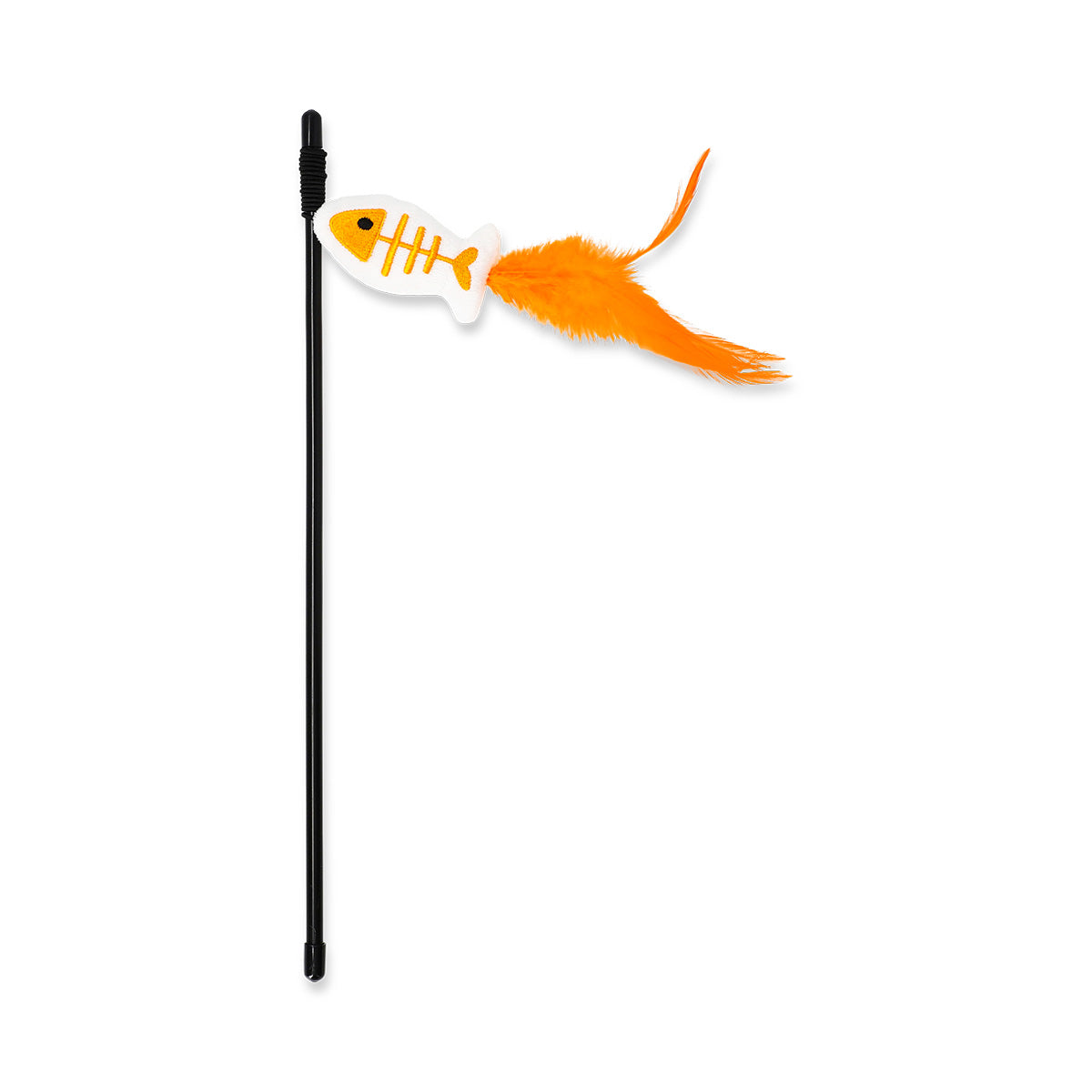 Flying Tiger Copenhagen fish skeleton pet toy, a colorful leisure chew toy designed for cats and small pets.